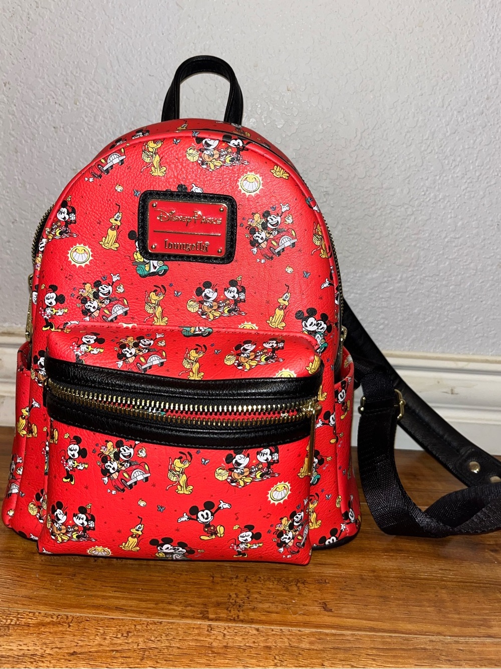 Disney Mickey & Minnie Railroad Loungefly Backpack